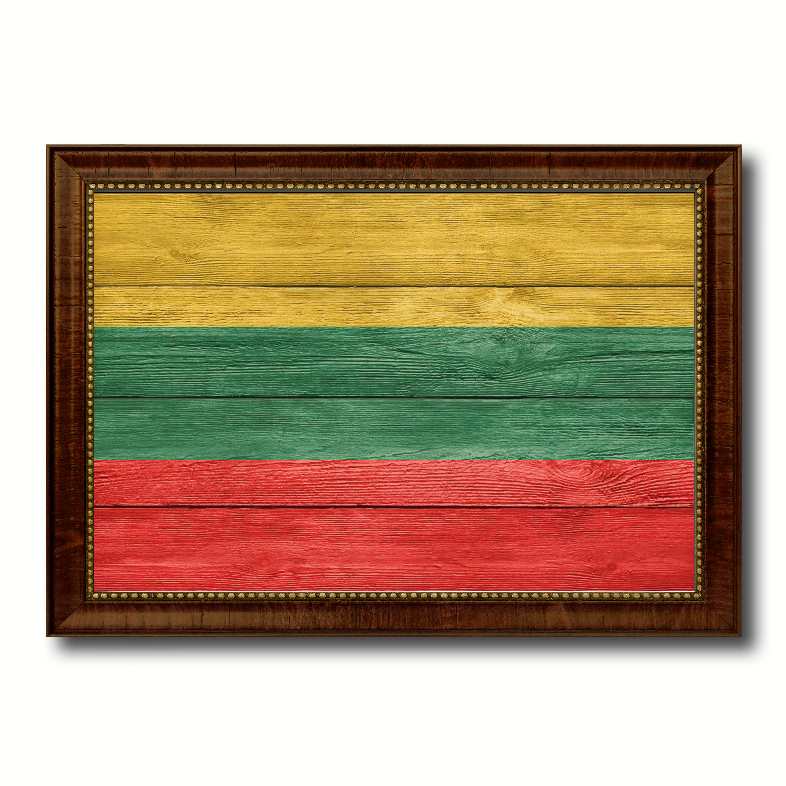Highland Dunes " Lithuania Country Textured Flag " Wayfair